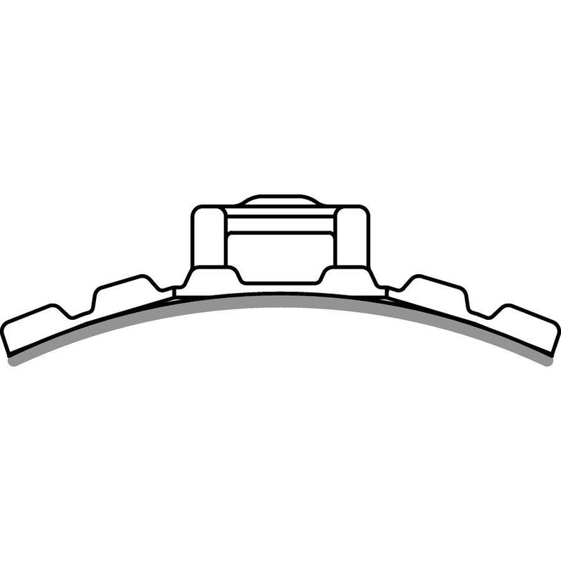 HellermannTyton - Befestigungssockel und -element für Kabelbinder Klebesockel FMB4APT-A-BK flexibel − 10 Stück