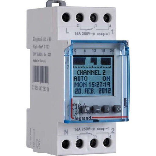 Legrand - Verteilerschaltuhr digital Jahresschaltuhr plus Astro Legrand 412630 230V AC 2K