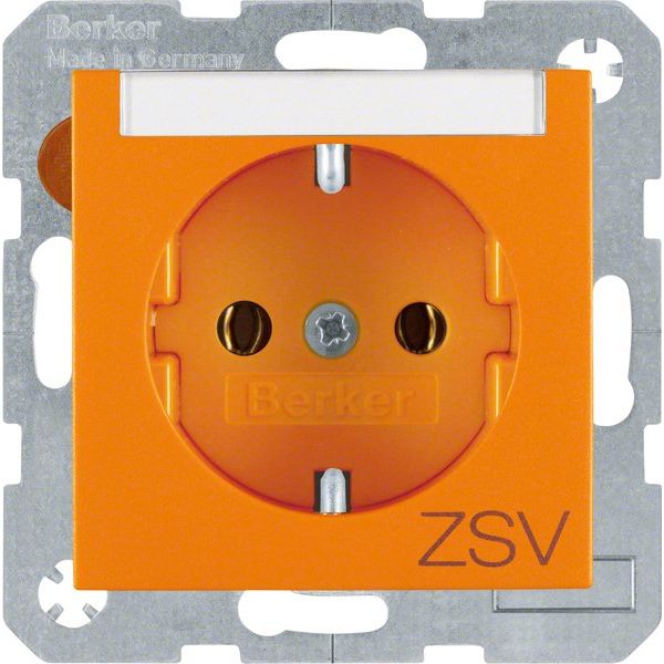 Berker - Steckdose Schuko-Steckdose or 47501914 Aufdruck ZSV