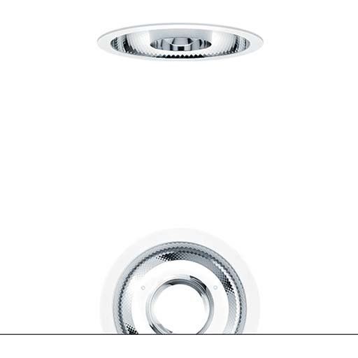 Zumtobel Group - Lichttechnisches Zubehör/Ersatzteile für Leuchten Entblendungsring PANOS INF #60800647 150mm