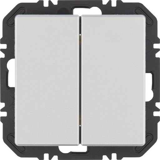 Berker - Bussystem-Hand-/Wandsender Modul m. Wippe 2f 24126184 Q.x alu samt