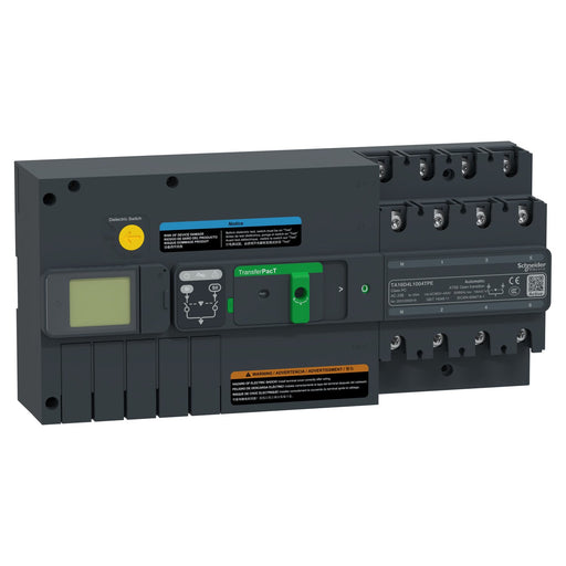Schneider Electric - Lastschalter Netzumschaltung autom. TA16D4L1004TPE 100A 4P LCD 400VAC