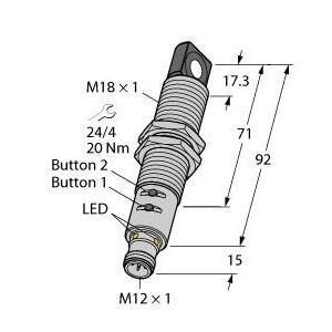 Turck - Ultraschall Taster Ultraschallsensor RU130U-M1 #1610027  − 1 Stück