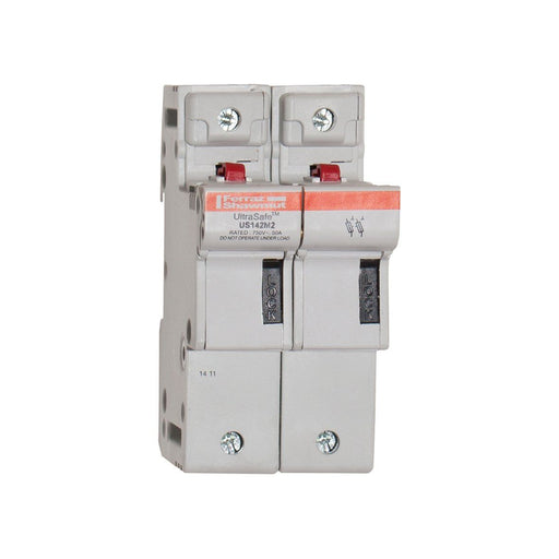 Mersen - Halter für zylindrische Sicherung Sicherungshalter US142M2 14x51 AC/DC750V 50A − 3 Stück