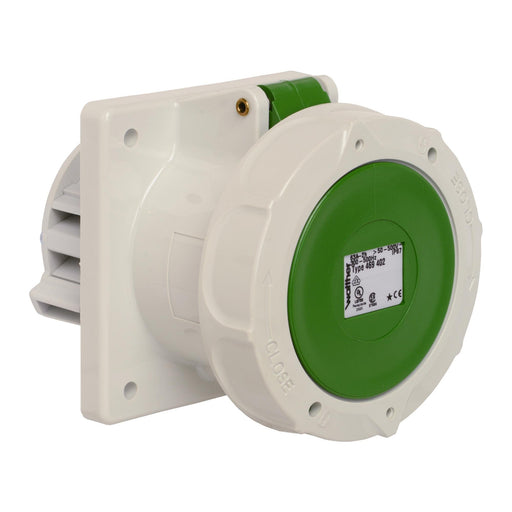 Walther Werke - CEE-Anbausteckdose (IEC 60309) Anbaudose gerade 16A 419402 4P >50-500V 2h IP67