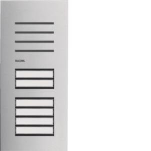 Elcom - Türstation für Türkommunikation Türstation-Audio REQ006Y 6/1 2D Edelstahl ONE