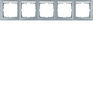Berker - Abdeckrahmen Rahmen 5fach alu 10259959