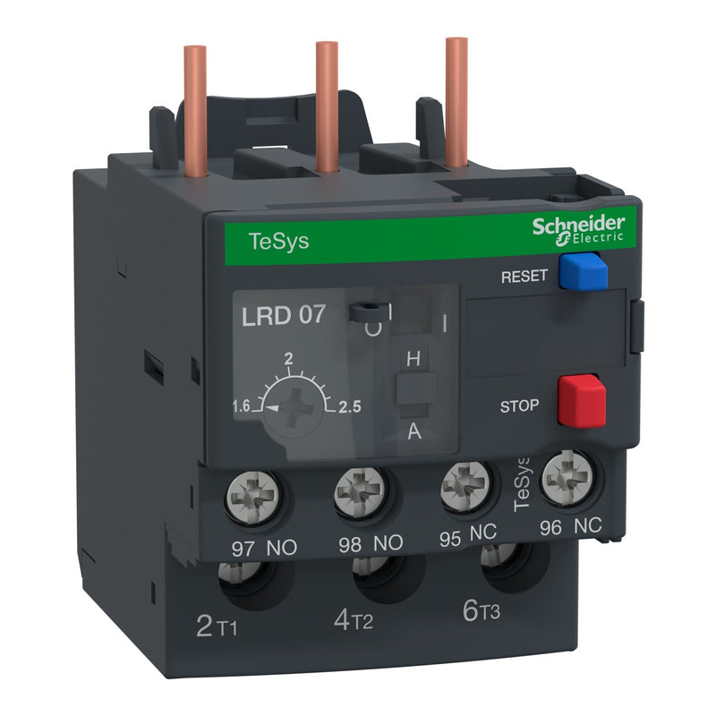 Schneider Electric - Überlastrelais thermisch Motorschutzrelais LRD076 1S, 1Ö