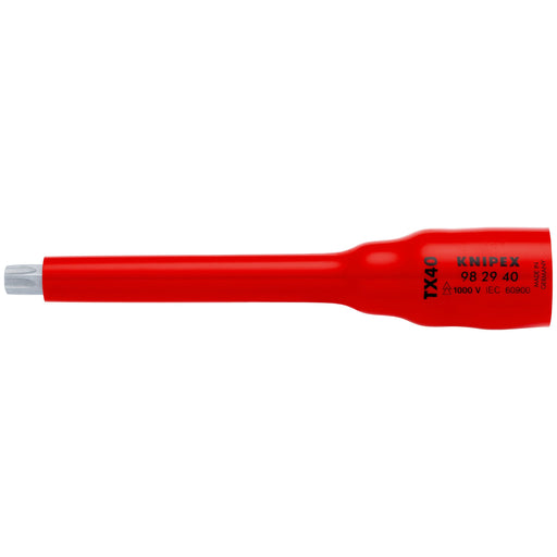 Knipex - Sechskant-Einsatz für Steckschlüssel Steckschlüsseleinsatz 98 29 40 − 1 Stück