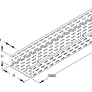 Niedax - Kabelrinne RL 85.500 F − 3 Meter