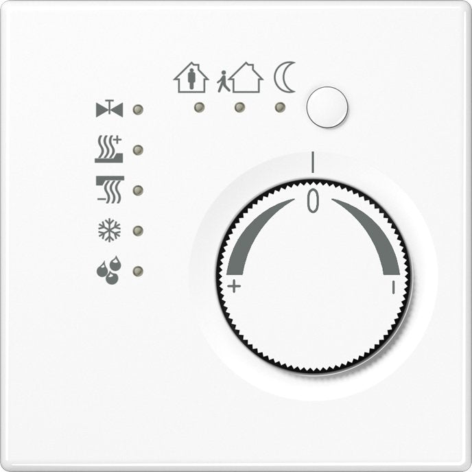 Jung - Bussystem-Raumtemperaturregler KNX Stetigregler aws LS 2178 WW mit int.Busankoppler