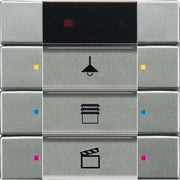 Busch-Jaeger - Bussystem-Tastsensor Tastsensor 3/6fach 6129/01-803 mit Infrarot