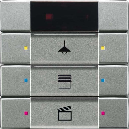 Busch-Jaeger - Bussystem-Tastsensor Tastsensor 3/6fach 6129/01-803 mit Infrarot