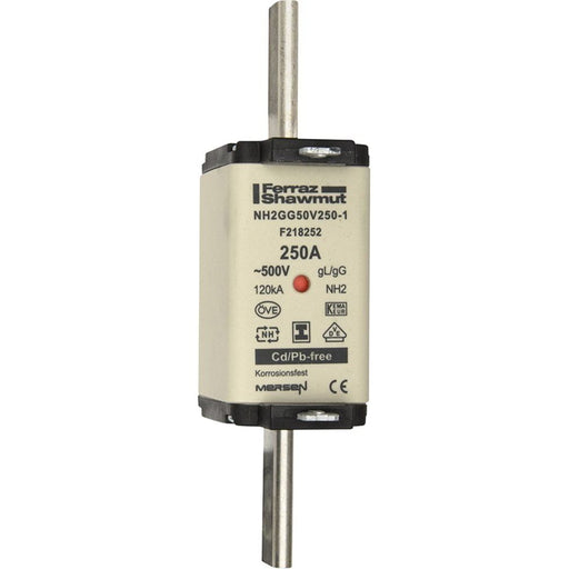 Mersen - Messersicherung NH-Sicherungseinsatz SG NH2GG50V250-1 Gr.2 gG 250A/500V KM