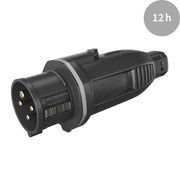 Walther Werke - CEE-Stecker (IEC 60309) CEE NEO Stecker FW210412CC One-Touch 16A 4P 12h − 10 Stück