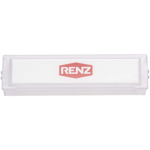 Renz Metallwaren - Bezeichnungsmaterial für Installationsschalterprogramme Namensschild 09 97-9-82259 ws 75x19,5mm weiss − 1 Stück