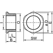Stahl - Erweiterungs-/Reduzierring Reduzierung CMP-737-D-T2-M2-5 CMP-737D