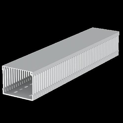 Unex - Verdrahtungskanal lgr 80.100.88 RAL7035 80x100 − 12 Meter