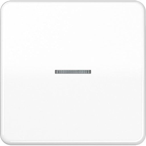 Jung - Abdeckung/Bedienelement für Installationsschalterprogramme Wippe Lichtleiter aws CD 590 KO5 WW für Taster