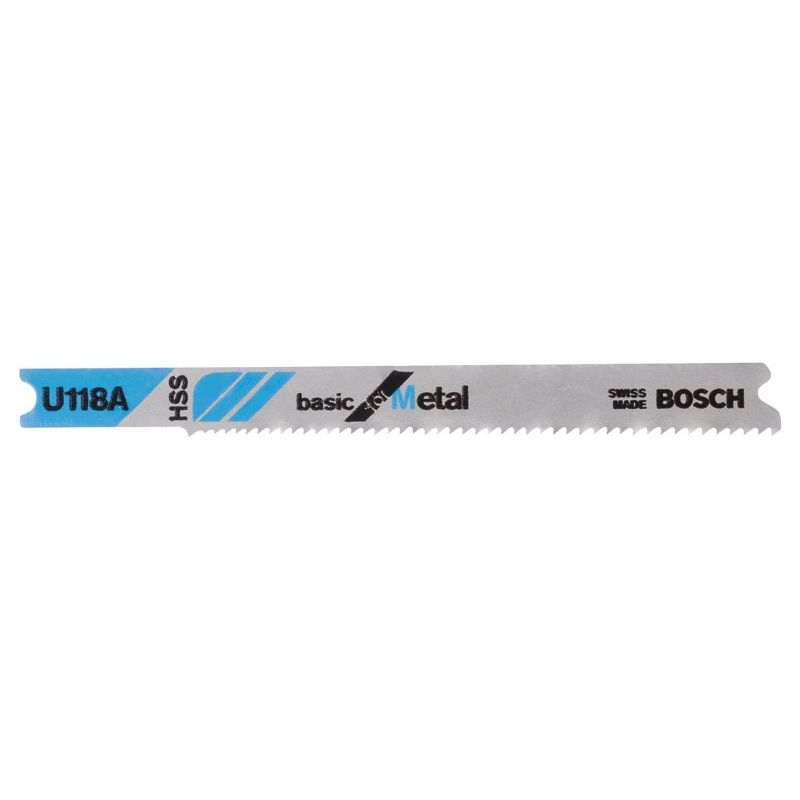 Bosch - Stichsägeblatt U 118 A 2608631511 Basic for Metal − 3 Packung