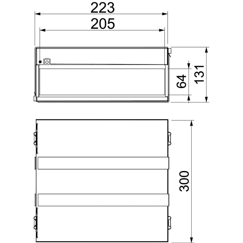 OBO Bettermann - Brandabschottung Brandschutzbox PMB 620-4 A2 vierseitig