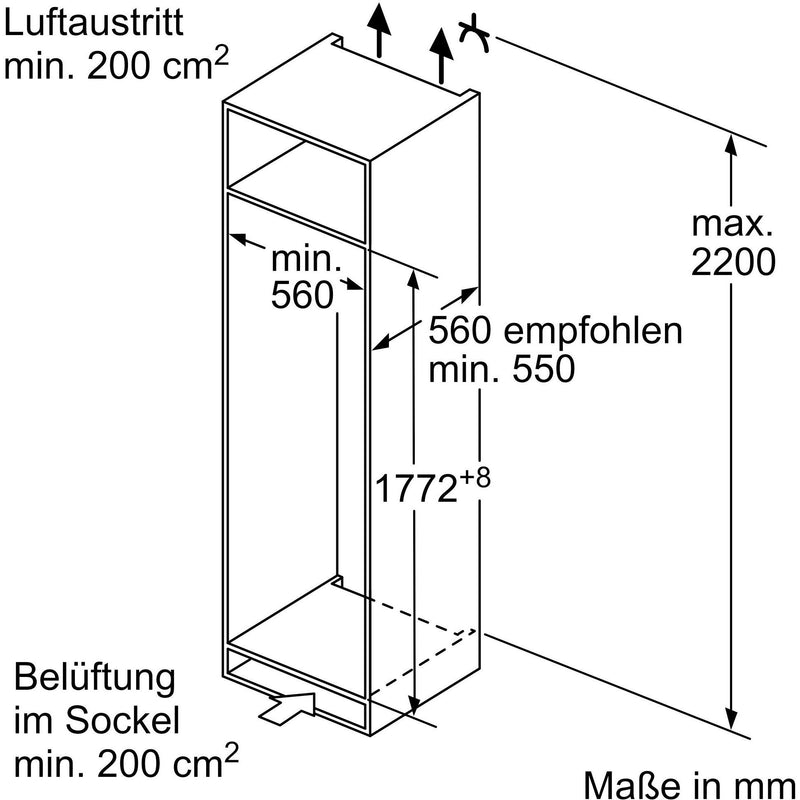 Bosch - Kühlschrank EB-Kühlgerät KIR81ADD0 Serie6