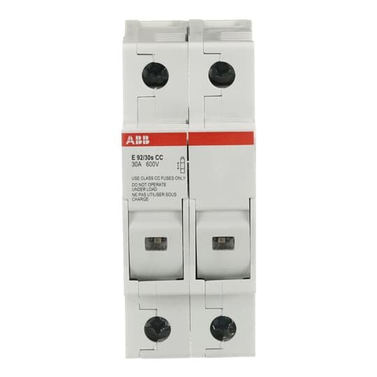 ABB Stotz S&J - Halter für zylindrische Sicherung Sicherungshalter E 92/30s CC 2P, In=30A