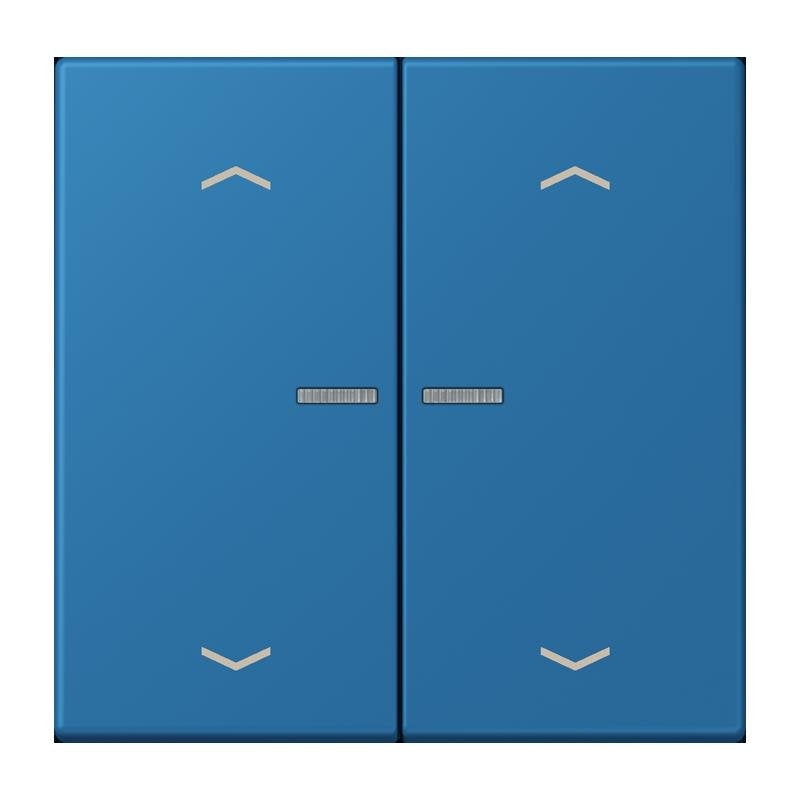 Jung - Abdeckung/Bedienelement für Installationsschalterprogramme Wippe mit Lichtleiter LC 102 KO5P 211 bleu ceruleen 31