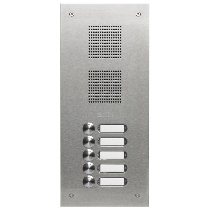 Grothe - Klingeltableau für Türkommunikation Türstation V2A TS 788 1-5 einreihig