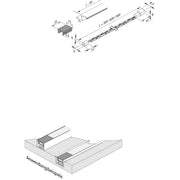 Hera - Downlight/Strahler/Flutlicht LED-Flächenlichtleiste 61002162302 schwarz ww