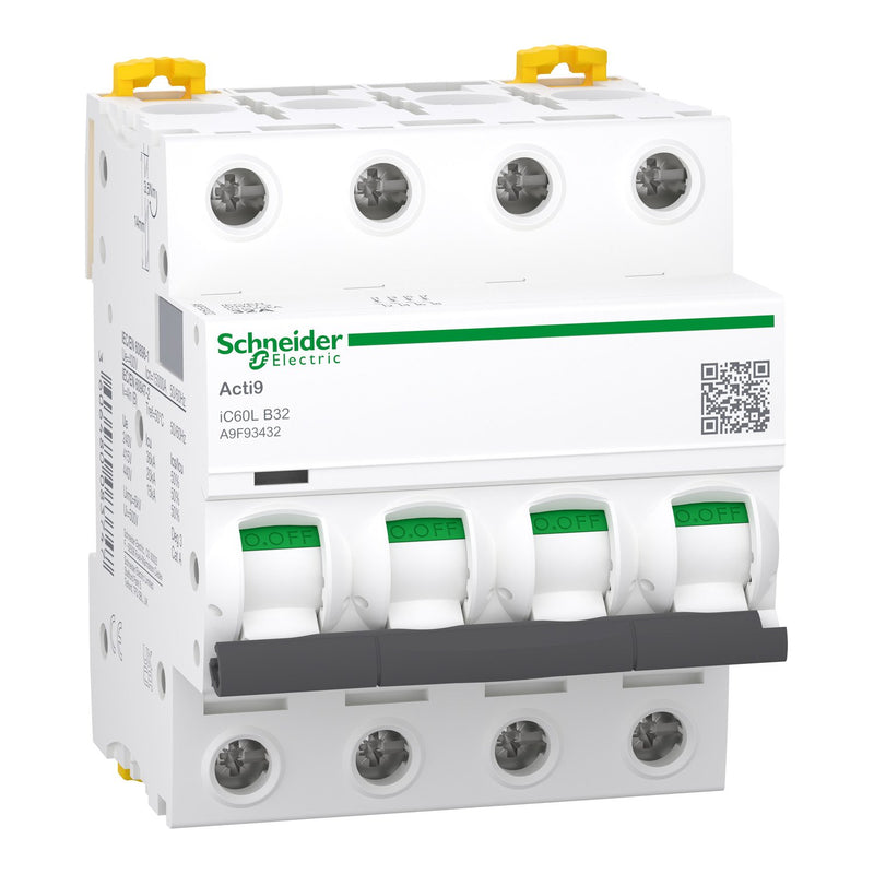 Schneider Electric - Leitungsschutzschalter LS-Schalter A9F93432 4P 32A B IC60L
