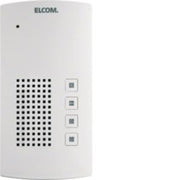 Elcom - Innenstation für Türkommunikation Freisprech-Haustelefon BFT-200 i2-Bus, weiss