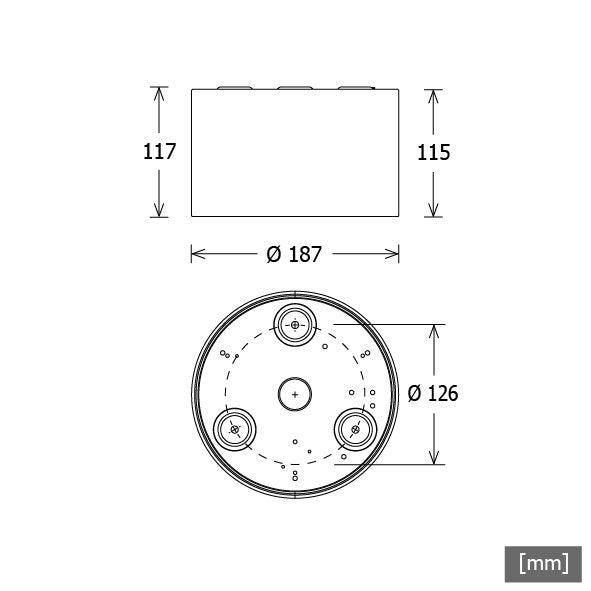 LTS Licht&Leuchten - Downlight/Strahler/Flutlicht LED-Anbaudownlight VTFS-A 101.840 sw 840, sw