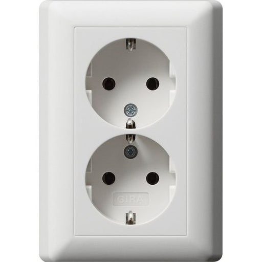 Gira - Steckdose Schuko-Doppelst.dose rws 078804 System55
