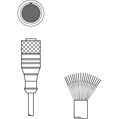 Leuze - Konfektioniertes Sensor-Aktor-Kabel Anschlussleitung KD U-M23-JA-P1-150