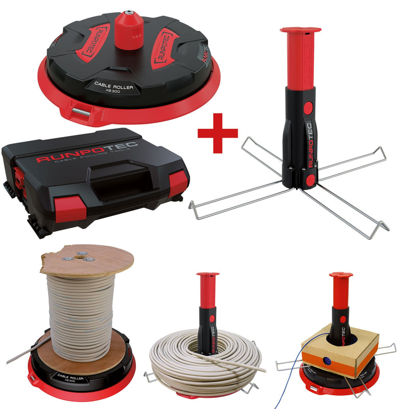 Runpotec - Kabeltrommelabroller Kabelabroller-Set 10170 X-Board XB300 kpl