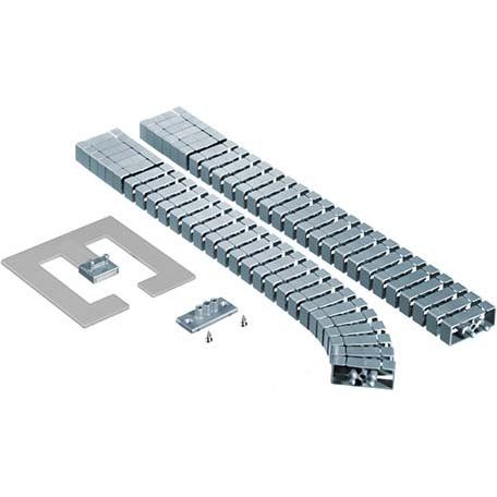 Bachmann - Kabelführung für Gehäuse/Schränke Kabelschlange Flex II Set 930.022 schwarz