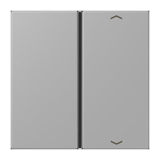 Jung - Abdeckung/Bedienelement für Installationsschalterprogramme Taste 1fach m. Pfeilsymb. LC 401 TSAP 204 gris moyen