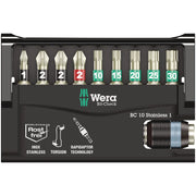 Wera - Bit-Set Bit-Sortiment 071110 Edelstahl, 10-tlg