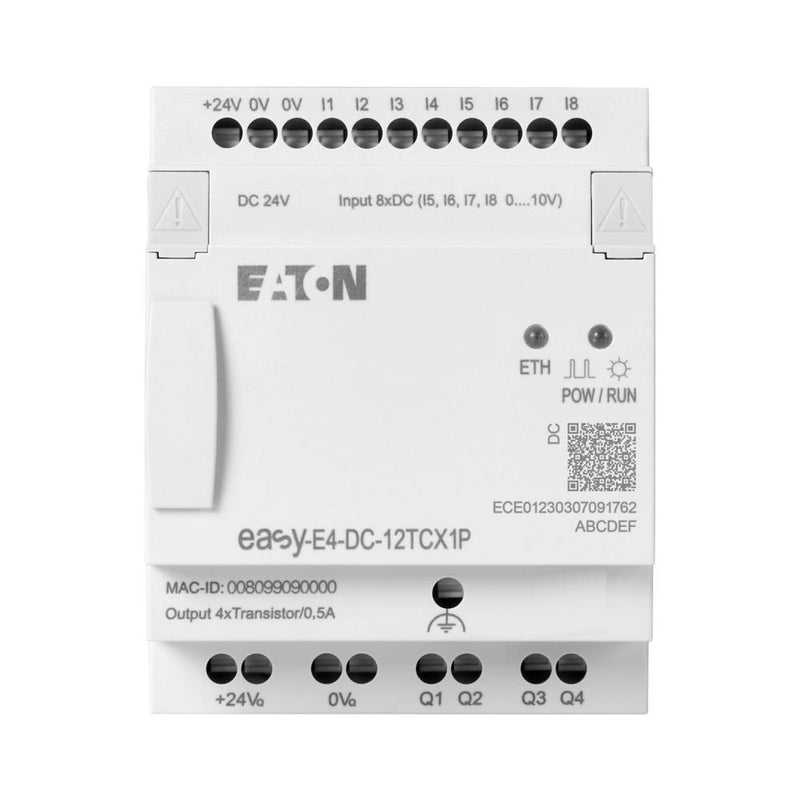 Eaton - Logikmodul Steuerrelais easyE4 EASY-E4-DC-12TCX1P 24V DC