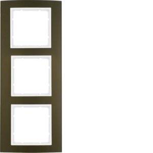 Berker - Abdeckrahmen Rahmen br/pows 10133021 3fach