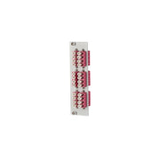 Metz Connect - Patchpanel LWL OpDAT REGpro24 Frontplatte 15024A7906-E 6xQ-LC violett
