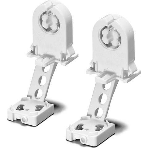 Houben - Lampenfassung Durchsteckfassung G13 109332 ws, mit Starteraufn