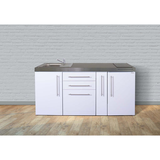 Stengel - Mini-Küche Miniküche Premiumline MP180AKSIKFreBli2Sn weiß