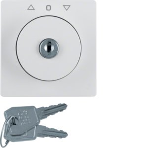 Berker - Abdeckung/Bedienelement für Installationsschalterprogramme Zentralstück m Schloss 1082190900 Jal. S.1/B.3/7 pw