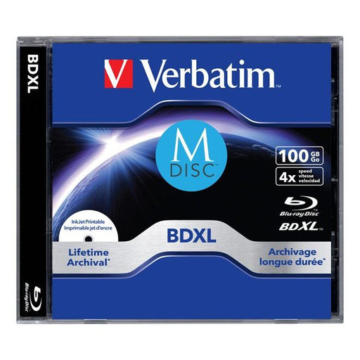 Verbatim - Speichermedium digital M-DISC BD-R XL 100GB/1-4x 43833 Jewelcase (1 Disc)