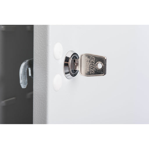 DIGITUS - Netzwerk-/Serverschrank Wandgehäuse Slim DN-19 WM-V6U-SL 6HE,RAL 7035