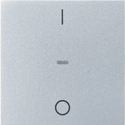 Berker - Abdeckung/Bedienelement für Installationsschalterprogramme Abdeckung Tastsensor-Modul 80962283 1-fach alu