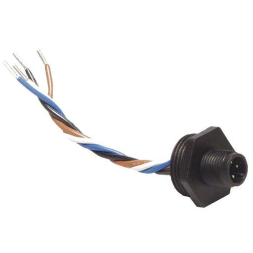 Leuze - Rundsteckverbinder, Einbau (mit Leitung) Einbaustecker AC-PLP-5