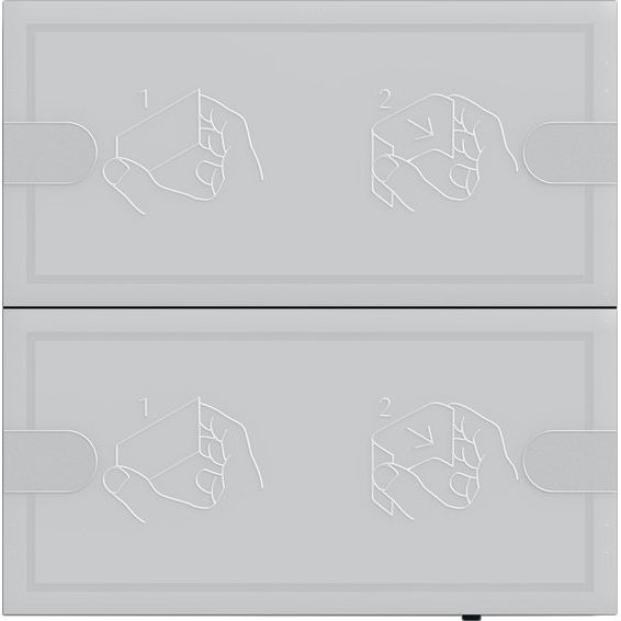 Gira - Bussystem-Tastsensor Tastsens.4 24 V 2f TS4 5052028 Anthrazit